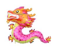 ERINGOGO 5 Palloncini Dragone in Alluminio da Capodanno Cinese Decorazioni Resistenti e Facili da Gonfiare per Celebrazioni Eleganti e Memorabili