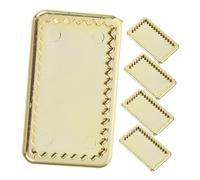 ERINGOGO 5 Pezzi Mini Piatto Decorativo Miniatura per Casa delle Accessori Cucina Lifelike Vassoio Miniatura per Decorazioni Casa e Giocattoli