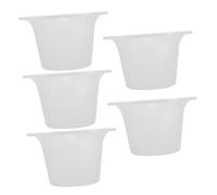 ERINGOGO 5 Pezzi Vasi Per Urina Sputacchiera Portatile Da Notte 1200ml Da Unisex Per Anziani e Ragazzo Ragazza Design Stabile e Leggero Per Casa e Viaggi