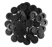 ERINGOGO 50 Pezzi Decorazione Cappelli da Clown in plastica Mini Cappelli da Mago Mini Cappello Schwarzer ZiLinder Kleiner Zilinder Hut Nero