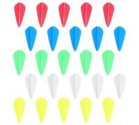 ERINGOGO 50 Pezzi Piume per Frecce 1, 75 Pollici a Accessori Arco in Gomma | Cinque Colori, Uso Personale e Decorativo, Pratiche per Frecce Colore Casuale