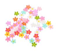 ERINGOGO 50pezzi Ciondoli in Resina Forma Di Fiore Di Margherita Retro Piatto Mini Ciondoli Per Nail Art Creazione Di Gioielli Scrapbooking Decorazioni Per Custodie Telefoniche e Progetti f