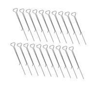 ERINGOGO 50pezzi Clip Centraggio per Stoppini Candele in Acciaio Strumenti per Fabbricazione Candele da Te per Lumini e Stoppini