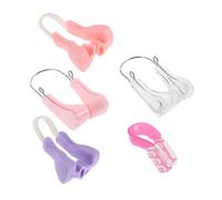 ERINGOGO 5pezzi Dispositivo Correttore Naso in Silicone Clip Nasali Per Respirare e Modellare Naso Correttore Invisibile Per e Donne Abbellimento Del e Massaggio