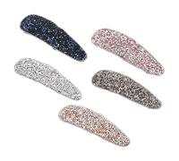 ERINGOGO 5pezzi Fermagli Per Chioma Da Sposa Pietre Scintillanti Forcine Scatto Cristalli Accessori Eleganti Per Acconciature Da Matrimonio e Cerimonie