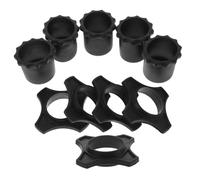 ERINGOGO 5sets Anelli Anti-rotolamento Per Microfono Da Protezione Per Microfoni Palmari Facile Installazione e Antiscivolo Per Uso Palcoscenico Conferenze e Karaoke