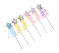 ERINGOGO 6 Magici per Bacchette Fate Colorate per Giochi Ruolo Compleanni e Spettacoli Facili da Impugnare per Feste Compleanno Halloween e Cosplay
