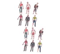 ERINGOGO 6 Pezzi Bambole Zombie 10 CM in Plastica Sicura Assemblabili Giocattoli Zombie per e Ragazzi per Gioco Quotidiano e Decorazioni Halloween