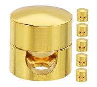 ERINGOGO 6 Pezzi Fixer a filo lampadario ganci del lampadario ganci del cavo sospeso monti soffitto anchorage filo alluminio D'oro