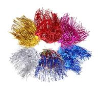 ERINGOGO 6 Pezzi Parrucche Colorate in Lamina Multicolori per Cosplay e Feste Accessori per Chioma da Discoteca e Festival Parrucche da Donna e Uomo Comode e Leggere