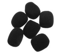 ERINGOGO 6 pezzi Protezione Antivento per Microfono Headset Copertura in Schiuma Mini per Lavalier Wireless Resistente e Compatta per Interviste e Conferenze Indoor Outdoor