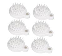 ERINGOGO 6 Pezzi Spazzola Massaggiante Capelluto per Shampoo e Esfoliazione per Tutti i Tipi Rilassante e Pulizia per Corpo e per Familiare e Viaggi