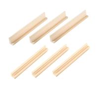 ERINGOGO 6 Pezzi supporto per domino colorato sei rack-o vassoi di grandi dimensioni Titolari Scaffali domino fai da te porta domino titolare del domino supporto piatto pieghevole Di legno