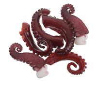 ERINGOGO 6 Pezzi Tentacoli di Polpo Artificiali Realistici, Decorazioni di Frutti di Mare Simulati per Feste Barbecue, Oggetti di Scena per Fotografia e Modelli Didattici, Dimensioni Medie