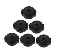 ERINGOGO 6pezzi Componenti Per Piatti in Plastica Sgancio Rapido Per Batteria Fibbie Di Fissaggio Per Asta Accessori Per Batteristi Compatibili Strumenti Percussione Finitura Nera