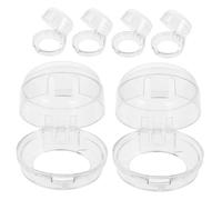 ERINGOGO 6pezzi Coperture Trasparenti Per Pomelli Di Gas Protezione Sicura Per Ragazzo Ragazza Facile Installazione Per Cucine Copertura Anticontaminazione Per Stoviglie e Sicurezza Ragazzo