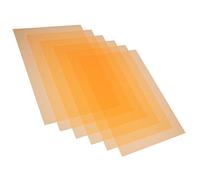 ERINGOGO 6pezzi Filtri Gel Colorati Arancione Diffusori Luce Pvc Per Teatro e Fotografia Didattica