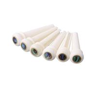 ERINGOGO 6pezzi Perni Per Ponte Osso Per Chitarra Acustica Con Incastro Di Accessori Per Chitarra Folk Design e Resistente