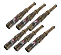 ERINGOGO 6pezzi Telescopi Pirata Monoculari in Plastica Per Ragazzo Ragazza Ragazza Giocattolo Leggero e Resistente Per Feste Tema Osservazione Natura e Scoperta Scientifica