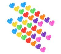 ERINGOGO 70 Shower Toys Duck-shaped Floating Balls For Bath Fun Safe Plastic Pool Plaything For Indoor Outdoor Games