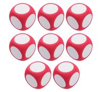 ERINGOGO 8 Dadi Vuoti Fai da Te in Schiuma da 6 Cm, Cubi Scrivibili e Cancellabili per Insegnamento della Matematica e Giochi in Classe, Set Educativo Riutilizzabile e Attività Creative