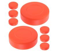 ERINGOGO 8 Dischi da Hockey su Ghiaccio in PVC Opaco Arancione ad Alta visibilità Resistenti alle Intemperie per Allenamento e Gioco all’Aperto Adatti a Tutte Le età e Livelli di