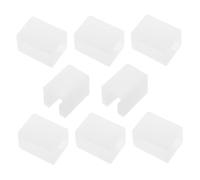 ERINGOGO 8 pezzi Coperture Angolari in Silicone Trasparente Morbide per Maniglie e Mobili Paraspigoli Sicurezza per Armadietti Antinfortunistica Forma per Casa