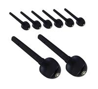 ERINGOGO 8 Pezzi Ebony Violin String Tuning Pegs Replacement Parts For Precise Sound Adjustment And Repair Suitable For Various Violin Models