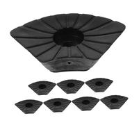 ERINGOGO 8 Pezzi Punte Antiscivolo per Stampelle e Bastoni da Trekking Cuscinetti in Materiale Leggero e Durevole Accessori per Piedi Stabilità su Terreni Vari per Uso Quotidiano e