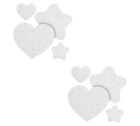 ERINGOGO 8 Set Puzzle Da Colorare Puzzle Vuoti Per Mestiere Di Puzzle Di Sublimazione A Forma Di Cuore Spazi Vuoti Del Puzzle Di Sublimazione Puzzle Fai -da -te Puzzle Vuoto Carta
