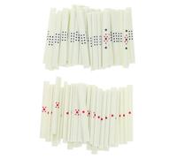 ERINGOGO 88 Pezzi Bastoncino Per Trucioli Accessori Mahjong Per Le Competizioni Accessori Per Giochi Mahjong Bastoncini Per Scommesse Per i Giochi Cinesi Plastica Beige