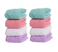 ERINGOGO 8pezzi Asciugamano Per Viso Di Asciugamani Quadrati Per Ragazzo Ragazza Ragazza e Ragazzo Salviette Per Saliva Materiali Confortevoli Assorbenti e Facili Da Pulire