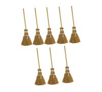 ERINGOGO 8pezzi Scope Miniature Intrecciate Per Decorazione Casa Delle Bambole Accessori Carini e Realistici Per Scene Giocattolo e Fotografia