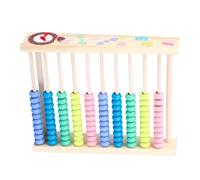 ERINGOGO Abaco in Legno Doppia Faccia con Lavagna per Disegno Gioco Educativo di Calcolo e Sviluppo Abilità Manuali per Scuola Primaria Gioco Matematico Montessori per Ragazzo Ragazza e