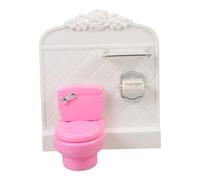 ERINGOGO Accessori Per Servizi Igienici Vasino Casa Di Bambole Giocattoli Da Casa Delle Bambole Decorazioni Per Mobili Per Case Delle Bambole Bambola Bagno Carta Igienica Addominali