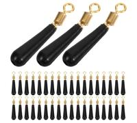 ERINGOGO Accessori Pesca Resistenti 50 Pezzi Adattatori Galleggianti in Silicone e Metallo Rotazione Anti Groviglio per Pesca in Acqua Dolci e Salate