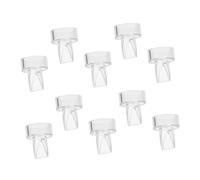 ERINGOGO Accessori Valvole a Becco D'anatra Per Pompe Manuali, Parti in Silicone Sicuro Per Ragazzo Ragazza, Set 10 Pezzi Per Sostituzione Beccucci Anti-ritorno, Uso Igienico e Pratico