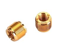 ERINGOGO Adattatore Filettato per Asta Microfono 5/8" Maschio a 3/8" Femmina in Metallo Resistente Set da 2, Vite per Supporto Microfonico Compatibile Supporti Batteria e Percussioni