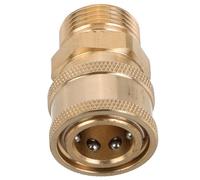 ERINGOGO Adattatore Quick Connect Rame per Tubo Idropulitrice Resistente alla Corrosione Accessorio per Lavaggio Auto e Irrigazione Ad Alta Pressione Connessione Rapida e Sicura