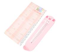 ERINGOGO Adesivi Misurazione Altezza e Piedi per Decorazione Cameretta con Animato Righello e Scarpe