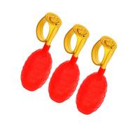 ERINGOGO Anello Spruzzatore d Acqua Rosso 3 Pezzi per Scherzi Divertenti all Aperto Gioco di Inganno Creativo in Plastica per Amici e Famiglia