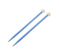ERINGOGO Bacchette a Doppia Testa in Legno D'acero Teste in Feltro, per Rullante e Timpani, Suono Chiaro, Blu