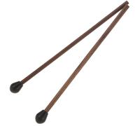 ERINGOGO Bacchette per Tamburo Linguale 2 Pezzi in Legno e Silicone Testa Morbida, Bordo Lucido e Facili da Impugnare, Accessori per Strumento a Percussione Leggeri per Palco