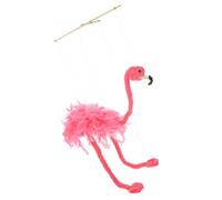 ERINGOGO Bambola Fenicottero Marionette Fantoccio Mano Burattino Giocattolo Puppet Show Toy Giocattolo Di Pupazzo Interattivo Divertente Pupazzo Di Marionetta Animali Rosa Piuma