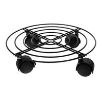 ERINGOGO Base per Bombola di Gas con Ruote Frenanti 27 CM Supporto Mobile in Ferro per Serbatoio di Propano Carrello Porta Bombola per Uso Domestico e Stoccaggio Sicuro