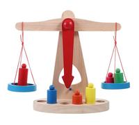 ERINGOGO Bilancia in Legno per Gioco Educativo Montessori Kit Scienza Handmade con Bilancia Piccola Assemblabile per Ragazzi e Ragazze Giocattolo Didattico per Calcoli Numerici e Sviluppo