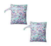 ERINGOGO Borsa Per Pannolini Da Appendere Per Ragazzo Ragazza, Poliestere Resistente Cerniera, Leggera e Spaziosa Per Conservazione e Trasporto, Set Da 2 Pezzi Stampa Cartoni Animati