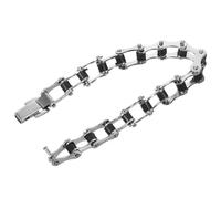 ERINGOGO Bracciale per Compleanno e Natale Catena Biker Uomo Acciaio Inossidabile in Resistente alla Corrosione al Sbiadimento Colore a Padre e Ragazzi Colore Casuale