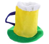 ERINGOGO cappello da birra decorazioni sospese per feste dell'oktoberfest cappelli stupidi Cappello da costume da festa cappello da festa della birra Cappello divertente flanella Giallo