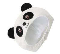 ERINGOGO Cappello di Peluche Bianco a Forma di Panda Leggero e Comodo da Indossare per Feste e Festival Design Adorabile e Creativo
